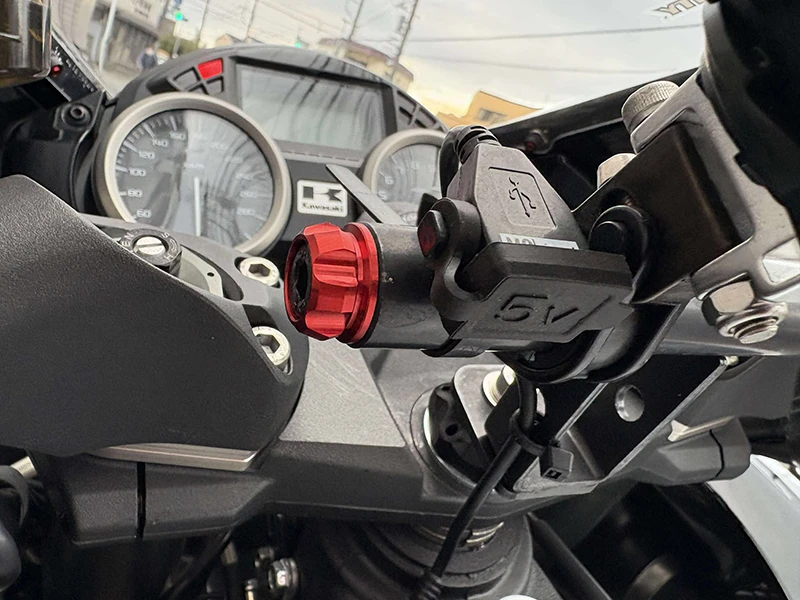 USB給電ポート。