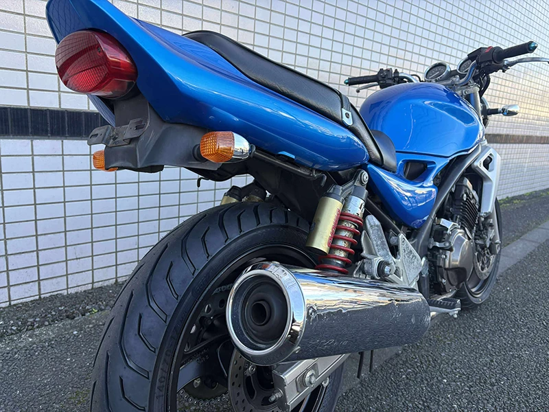 外装はサビやキズなどがあります。バッテリーは新品と交換済みです。